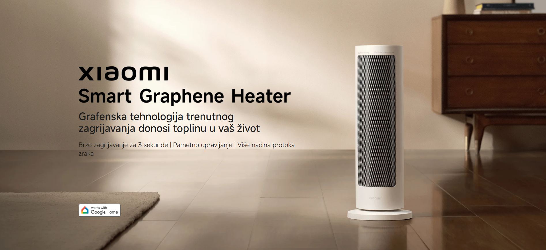 Xiaomi Smart Graphene Heater pametna grijalica